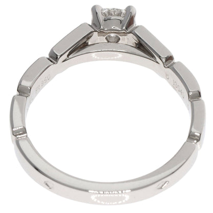 CHANEL Premiere Promise Half Eternity #51 D-VVS1-EX Ring Platinum PT950 Ladies