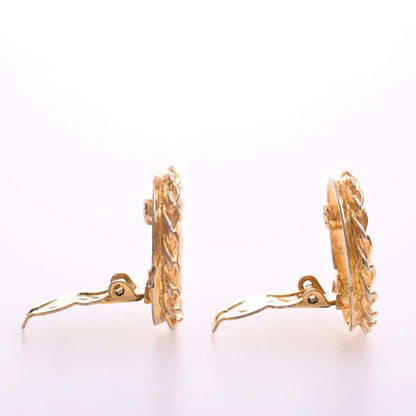 CHANEL Mademoiselle earrings gold ladies