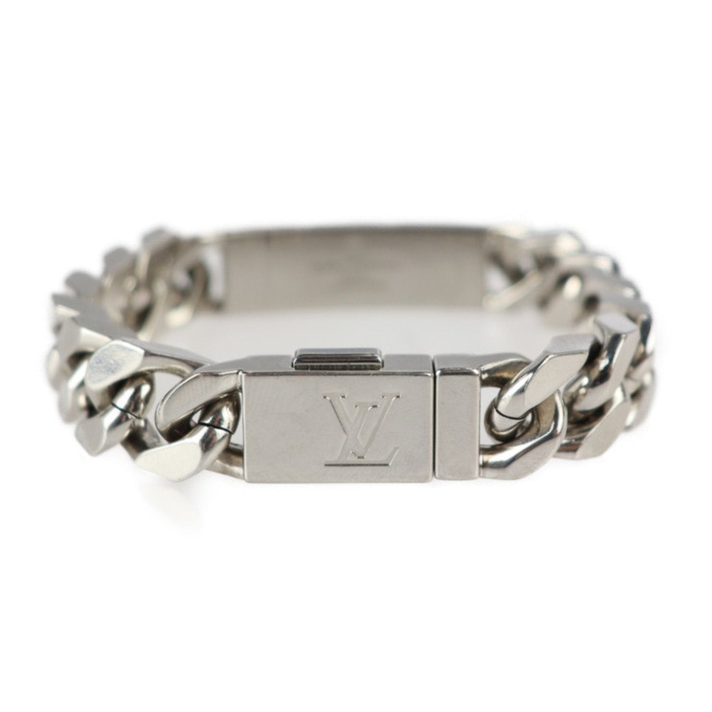 Louis Vuitton chain bracelet monogram M00269 metal silver