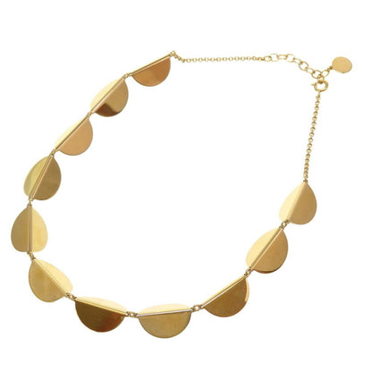 CHRISTIAN DIOR dior gold metal choker necklace