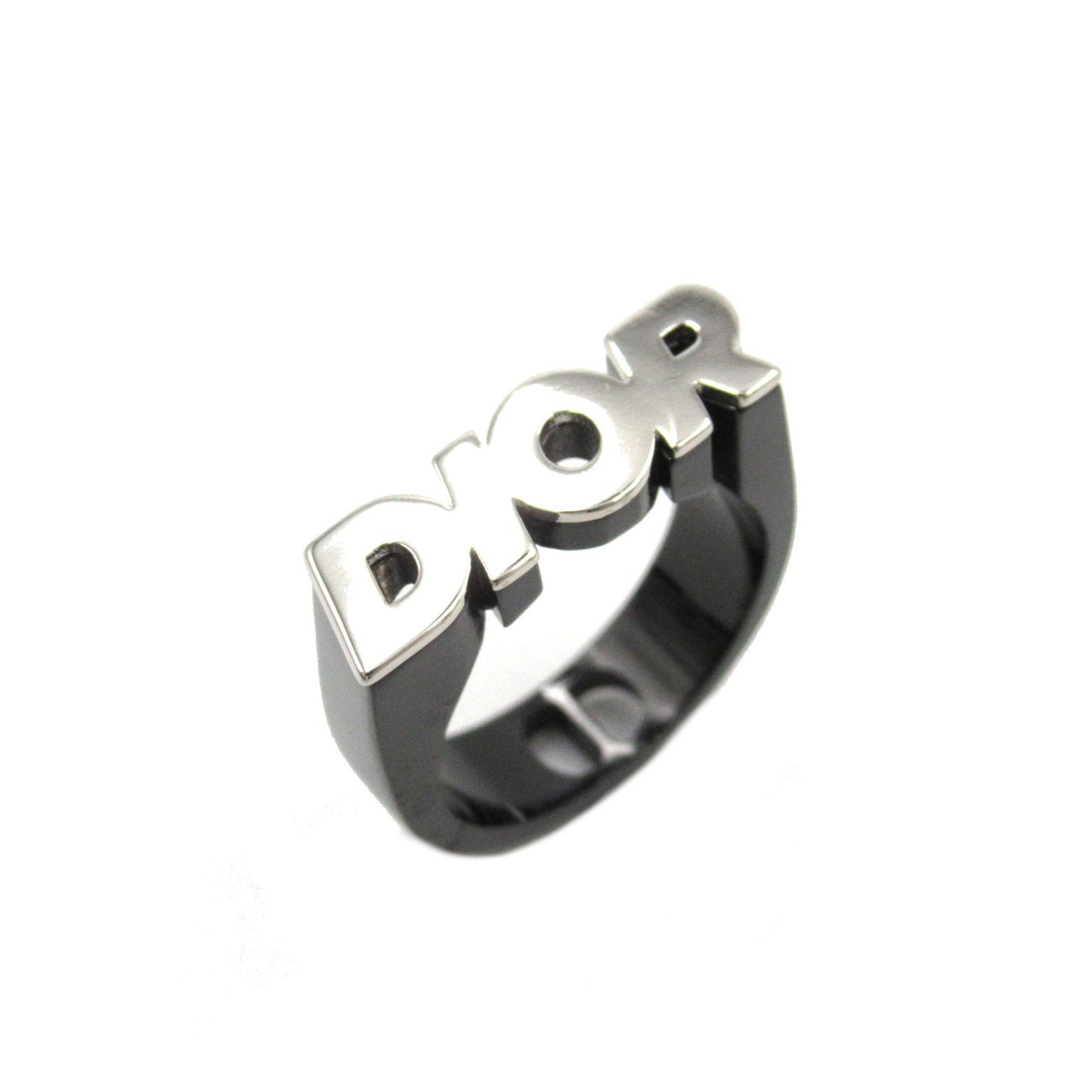 Dior Icon ring Ring Silver Black Silver Black