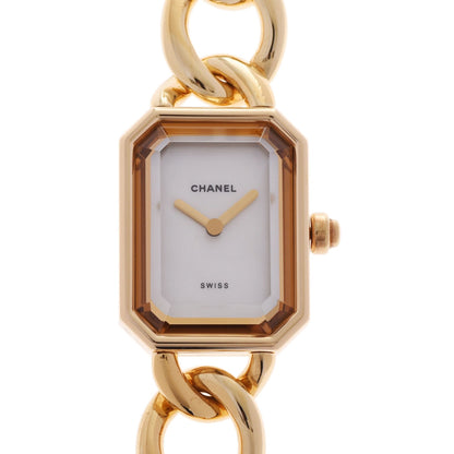 CHANEL Premiere XL ladies YG watch quartz shell dial