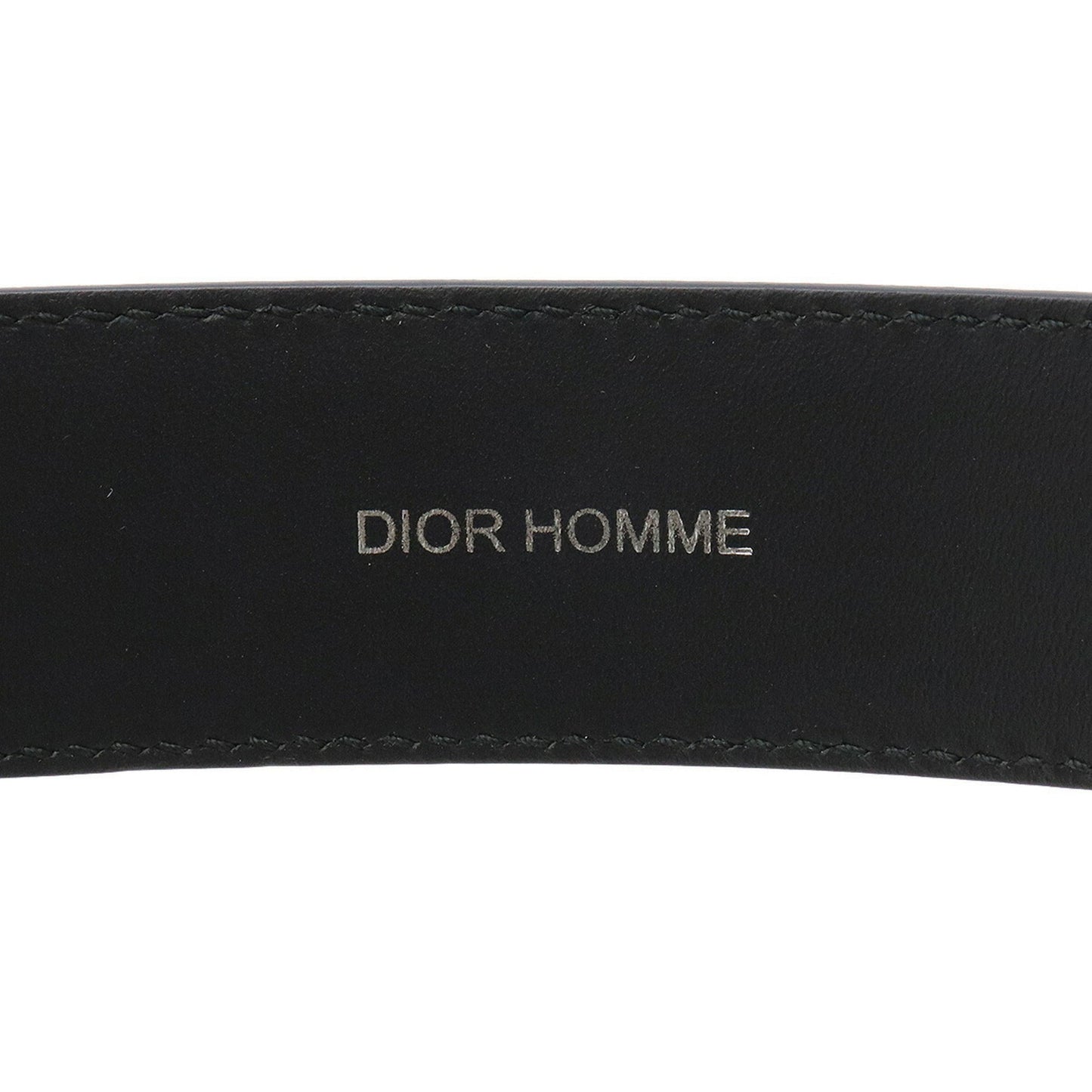 CHRISTIAN DIOR DIOR HOMME Homme belt leather green multicolor