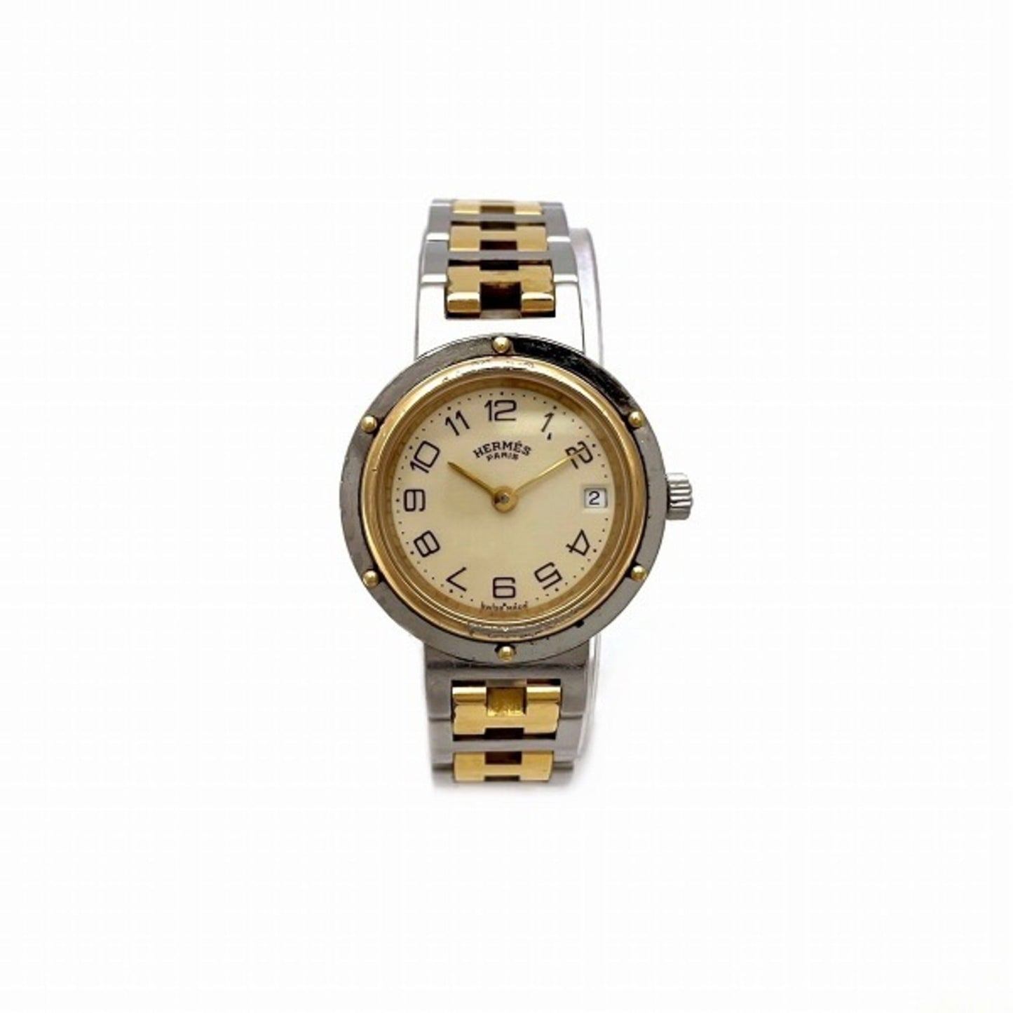 HERMES Clipper CL4.220 Quartz Watch Ladies