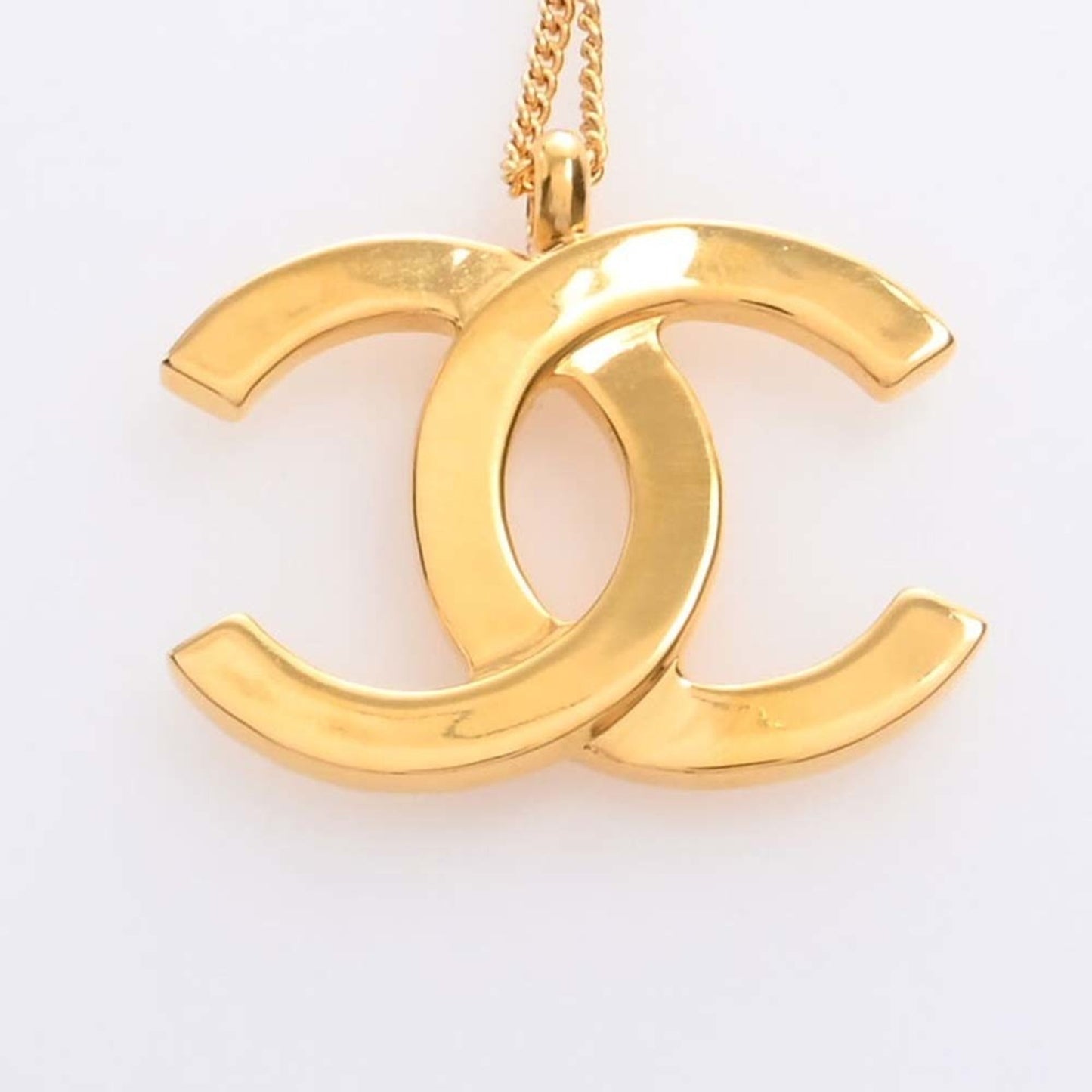 CHANEL Cocomark Necklace Gold Ladies