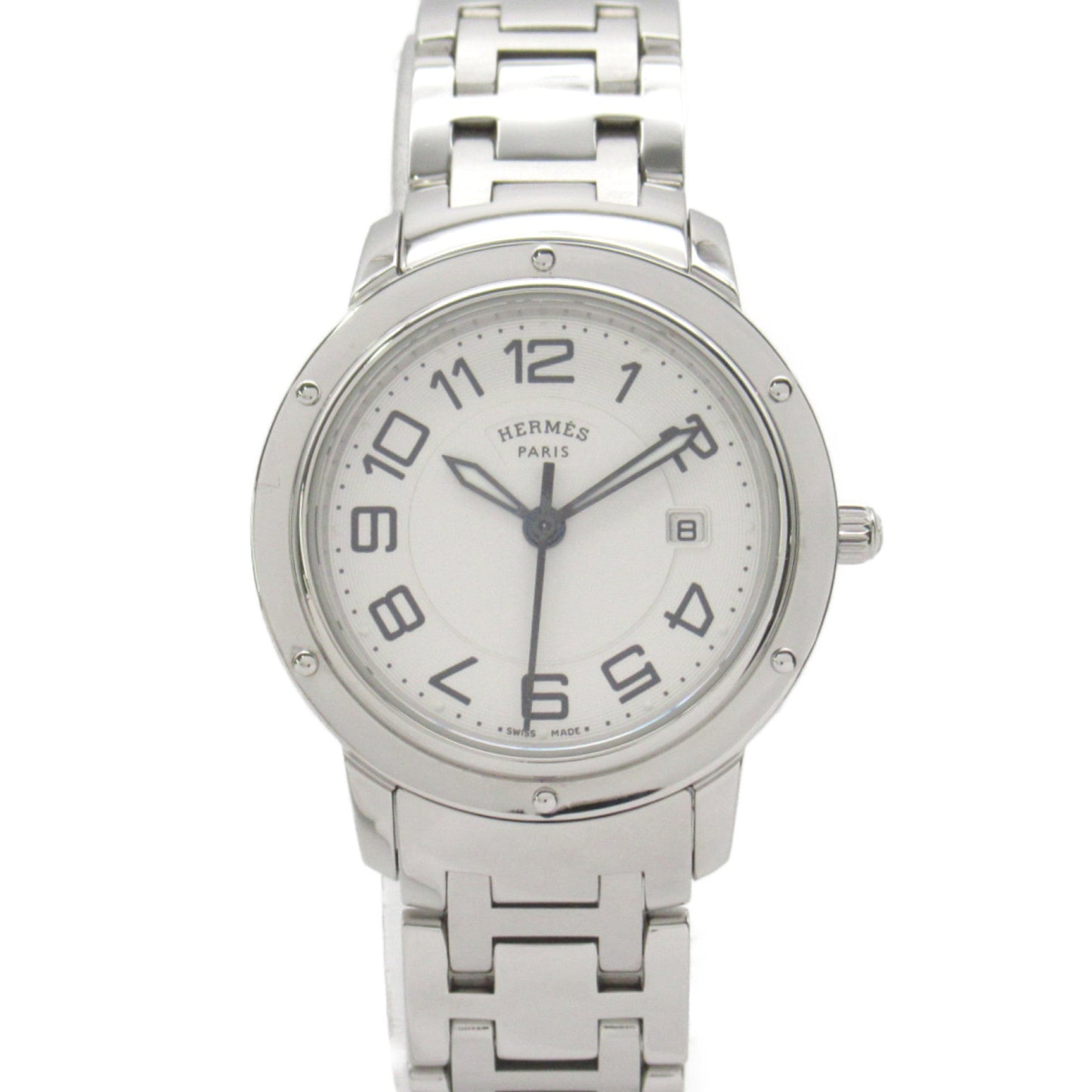 HERMES Clipper Classic Wrist Watch watch Wrist Watch CP1.310 Quartz White Stainless Steel