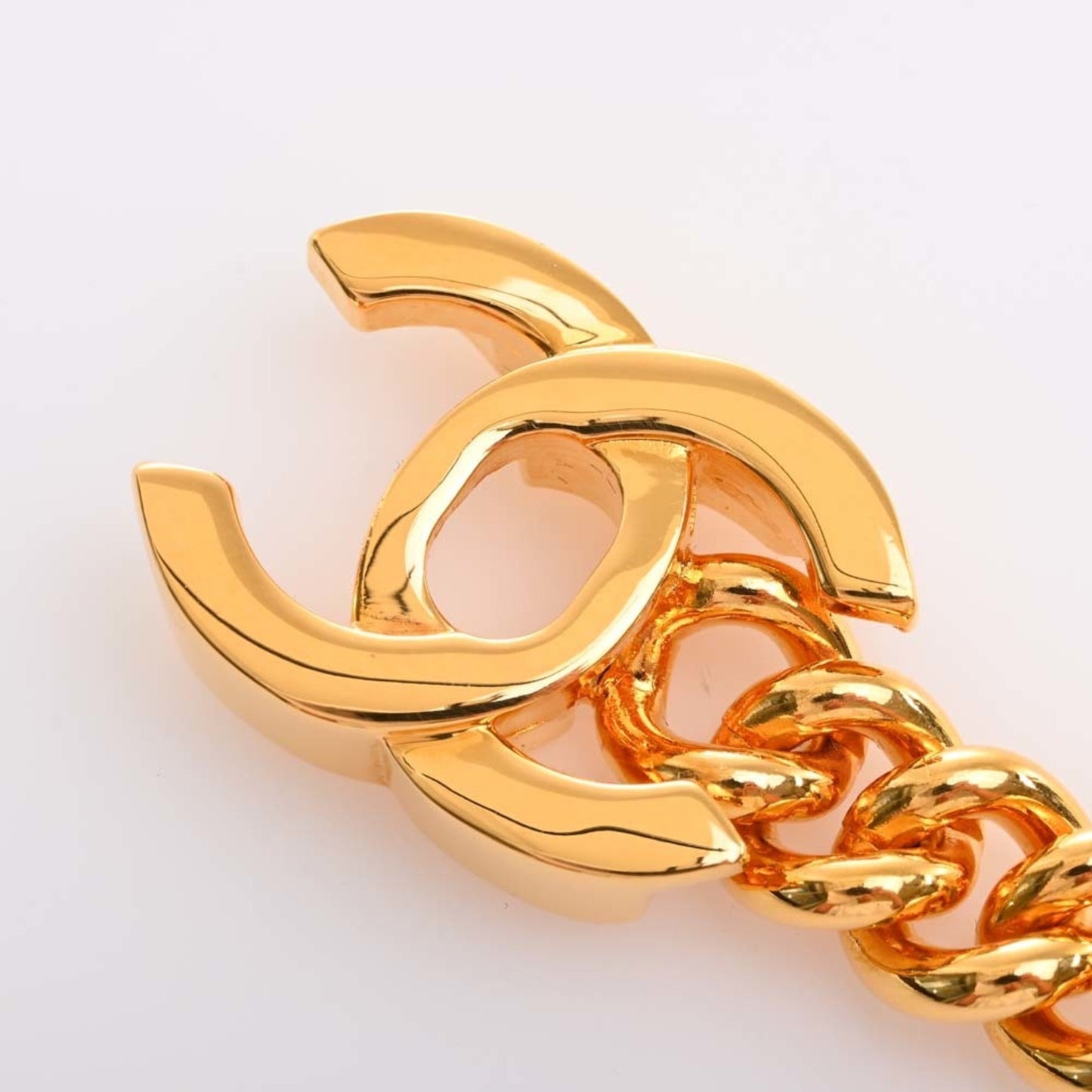 CHANEL Cocomark Turnlock Bracelet Gold Ladies