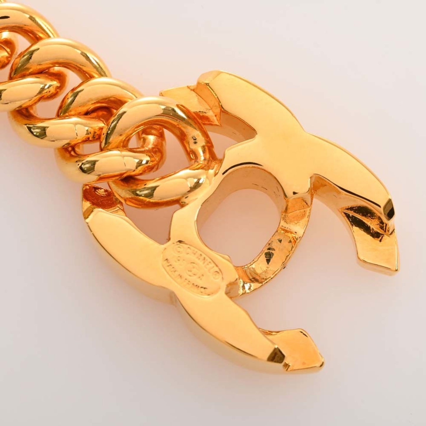 CHANEL Cocomark Turnlock Bracelet Gold Ladies