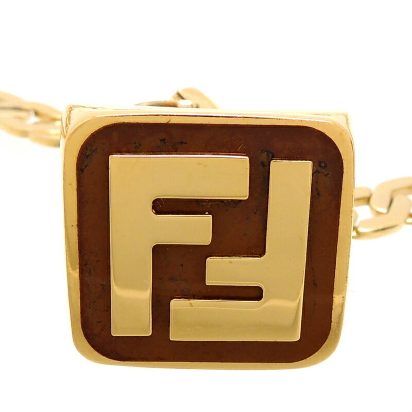 FENDI #21 Ring Women's/Men's Necklace GP