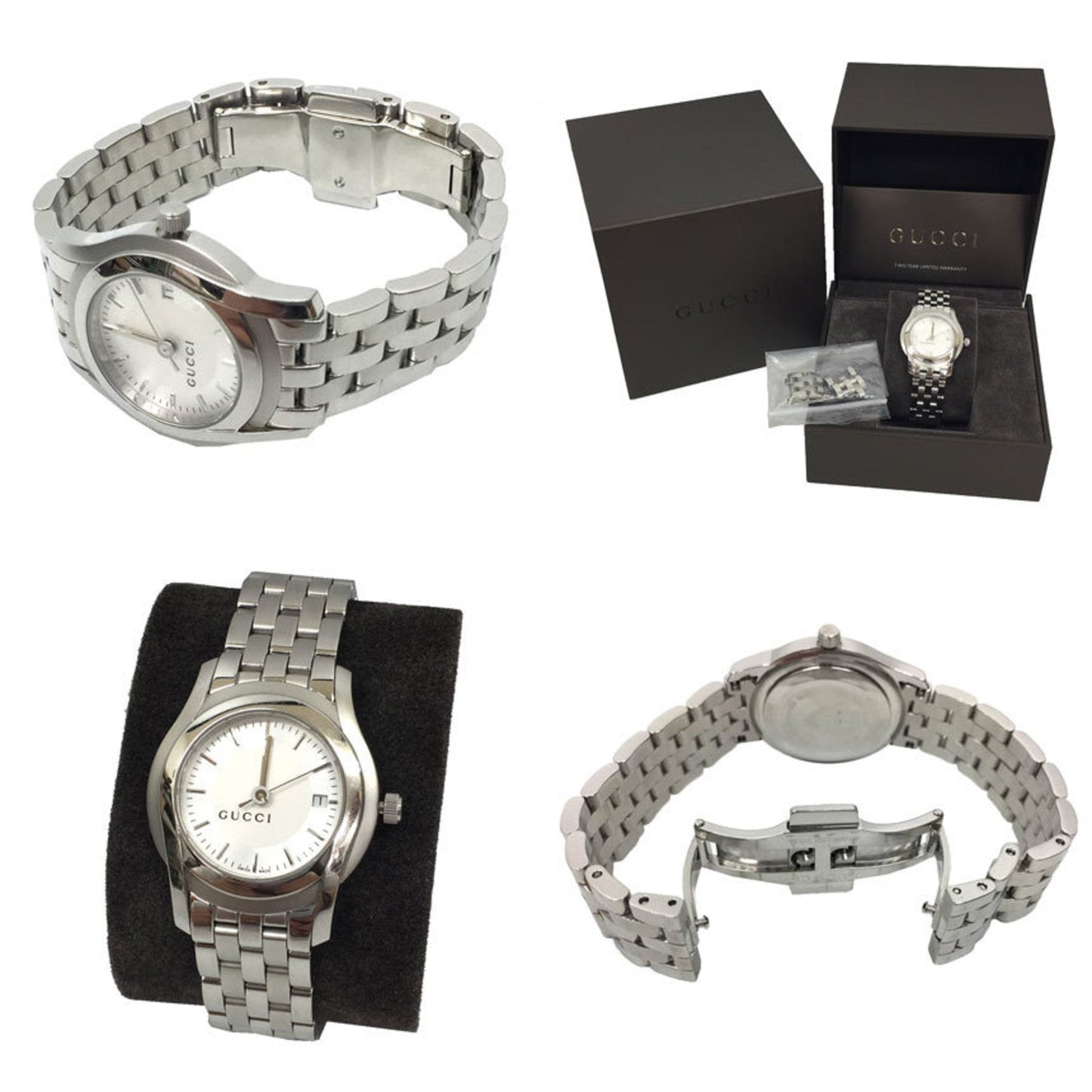 Gucci Ladies Watch G Class 5500L YA055506 Dial Silver Quartz