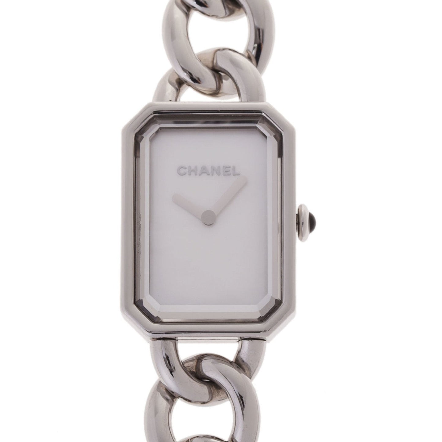 CHANEL Premiere H3251 Ladies SS Watch Quartz White Shell Dial