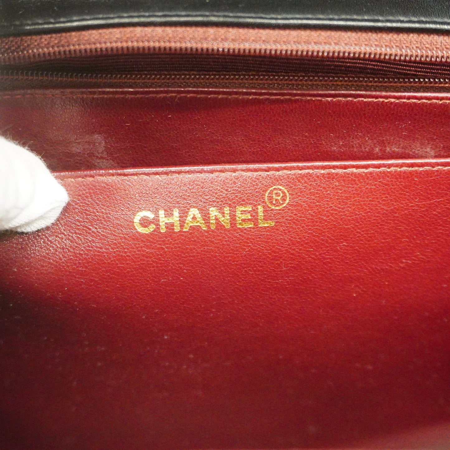 CHANEL  Women's Leather Shoulder Bag Black