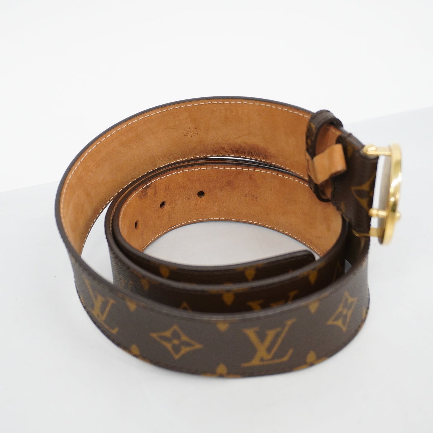 LOUIS VUITTON  Monogram Santulle T&B M6975 Belt