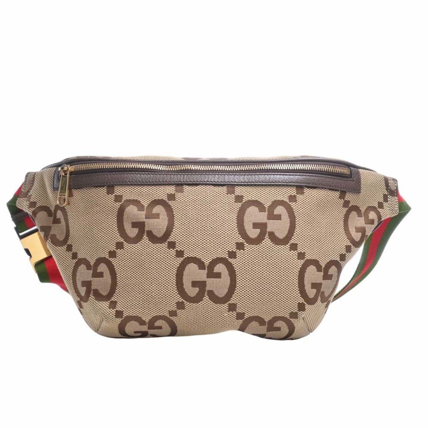 GUCCI Jumbo GG Canvas Body Bag Belt 696031 Beige Women's