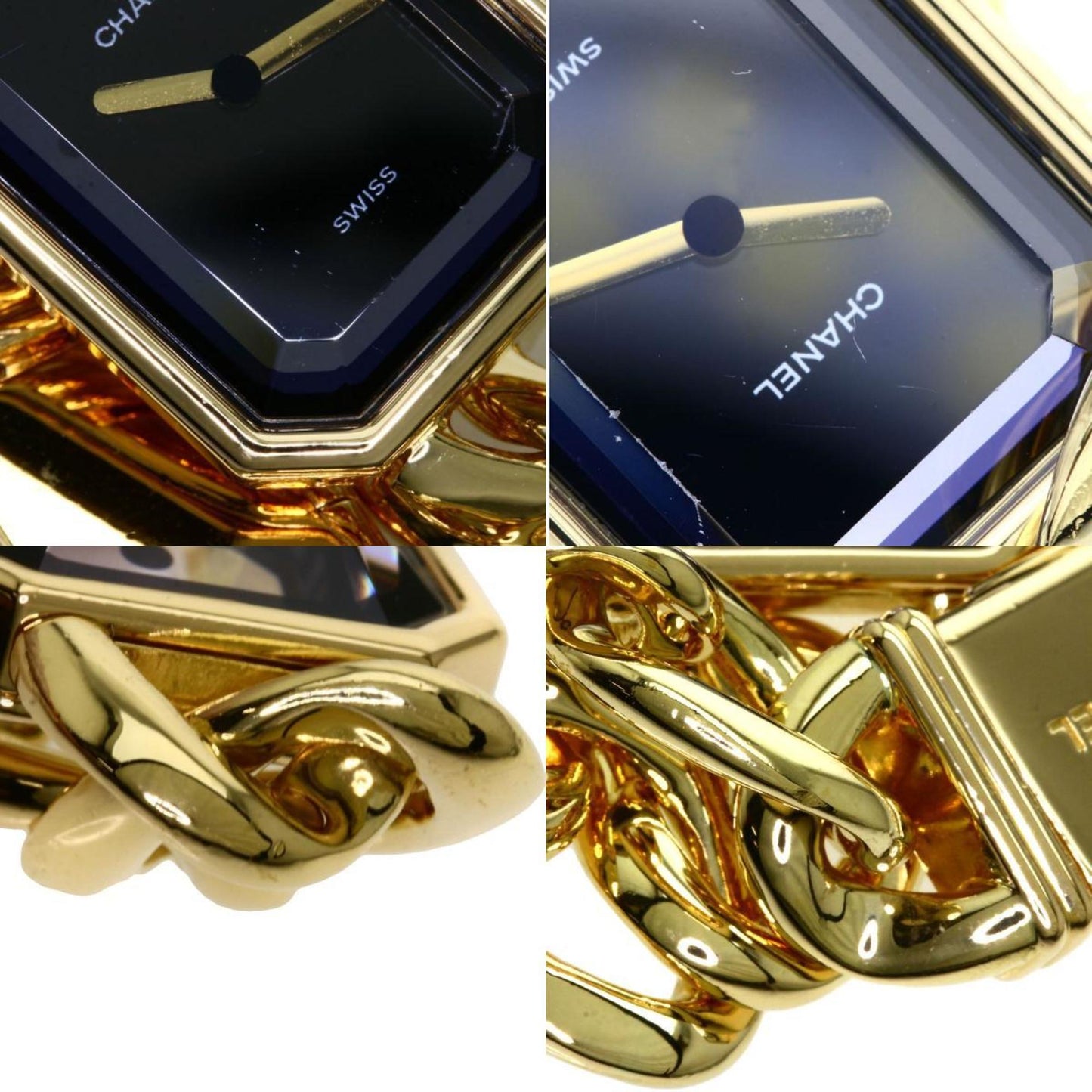 Chanel Premiere L Watch K18 Yellow Gold / K18YG Ladies CHANEL