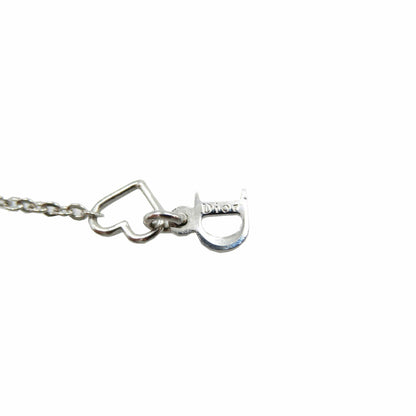 Christian Dior Metal Silver Necklace 0053Christian