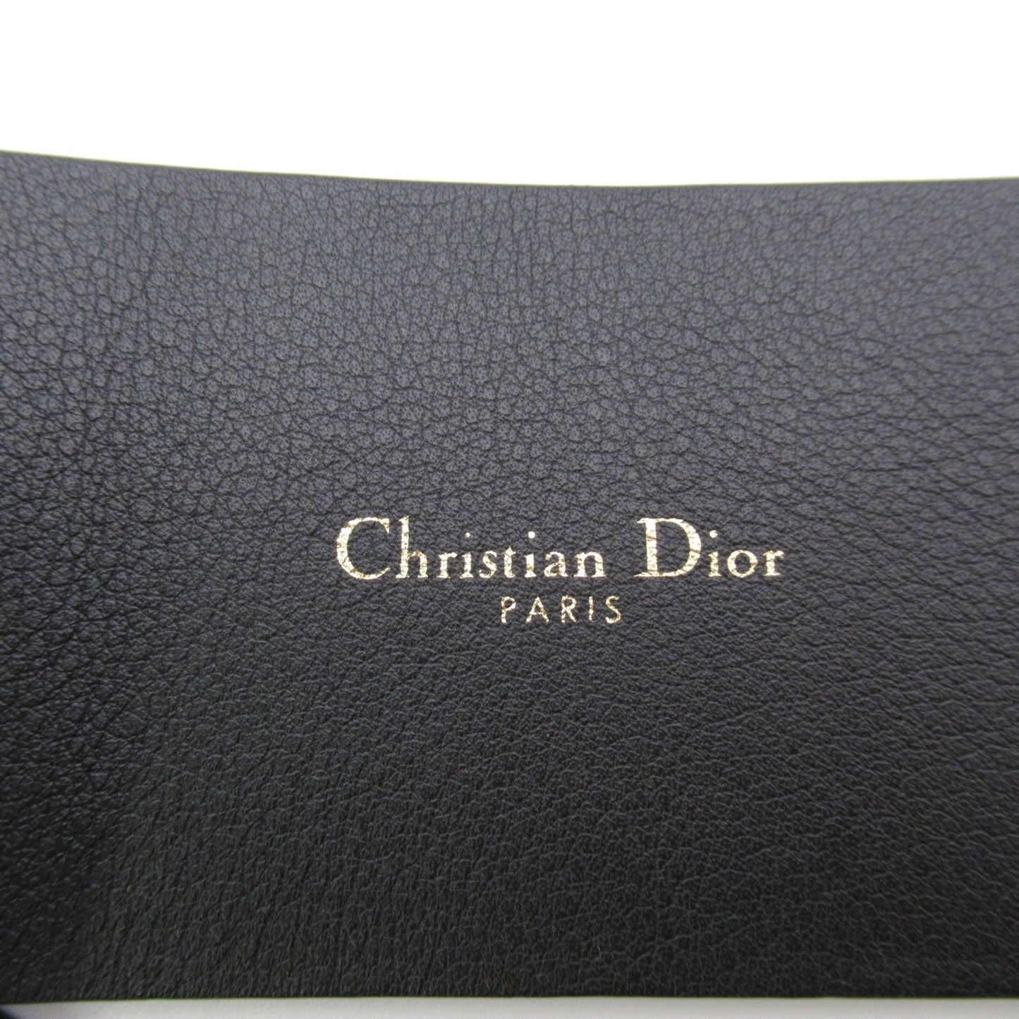 Dior DIORQUAKE Belt 31.5" Black Calfskin [cowhide] Smooth scarf skin B0403CVWV_M900