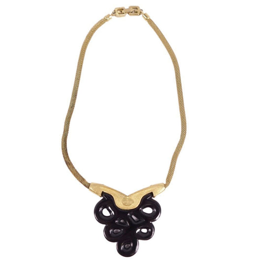 GIVENCHY choker necklace ladies black/gold