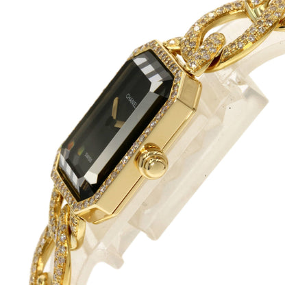 CHANEL H0114 Premiere XL Bezel Breath Diamond Watch K18 Yellow Gold/K18YGx Women's