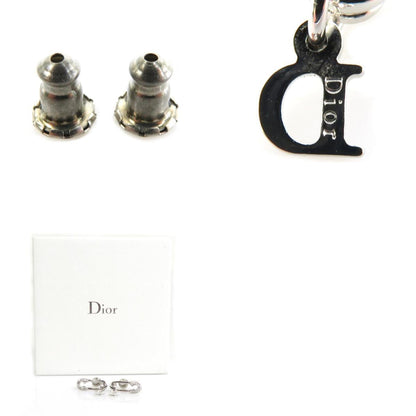 CHRISTIAN DIOR Earrings Metal/Rhinestone Silver Women's