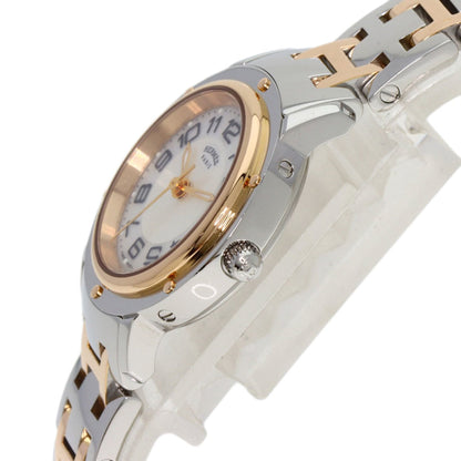 HERMES CP1.221 Clipper Nacre Watch PGP/PGPxSS Ladies