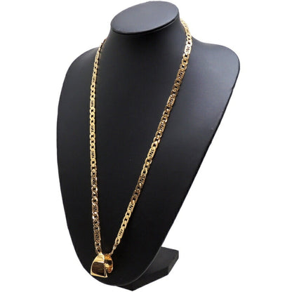 FENDI #21 Ring Women's/Men's Necklace GP