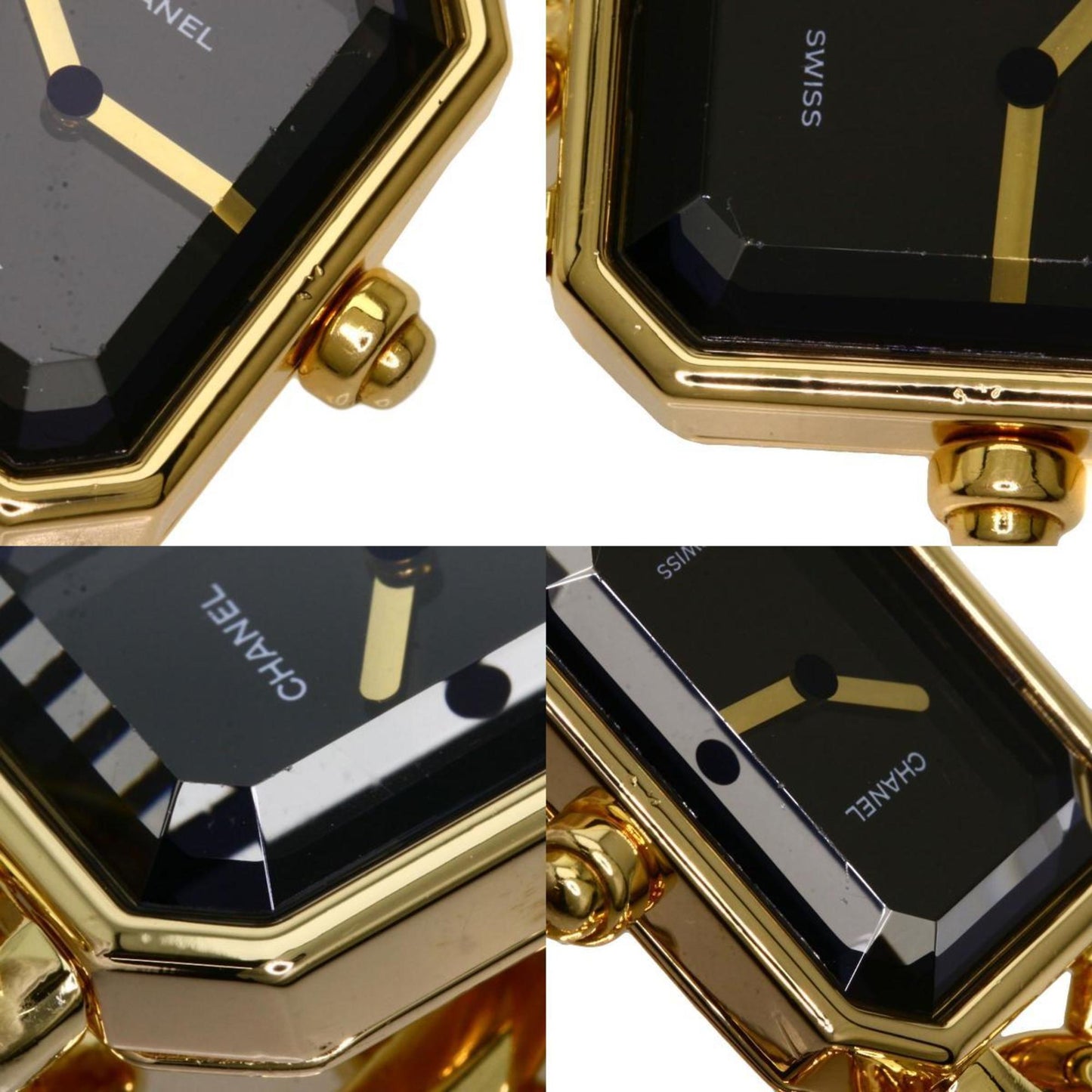 Chanel Premiere L Watch K18 Yellow Gold / K18YG Ladies CHANEL