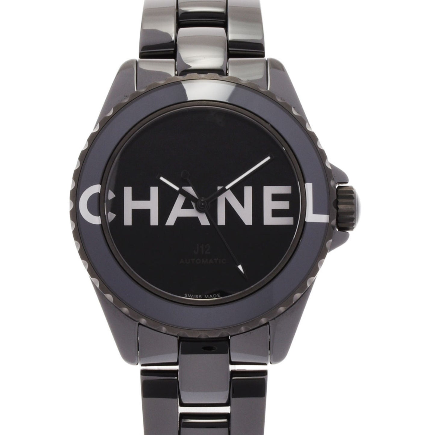 CHANEL J12 Wanted de H7418 men's black ceramic watch self-winding dial