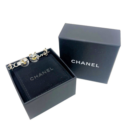 CHANEL Coco Mark Earrings Ear Cuff A23V AB7658 Rhinestone COCO Ladies New