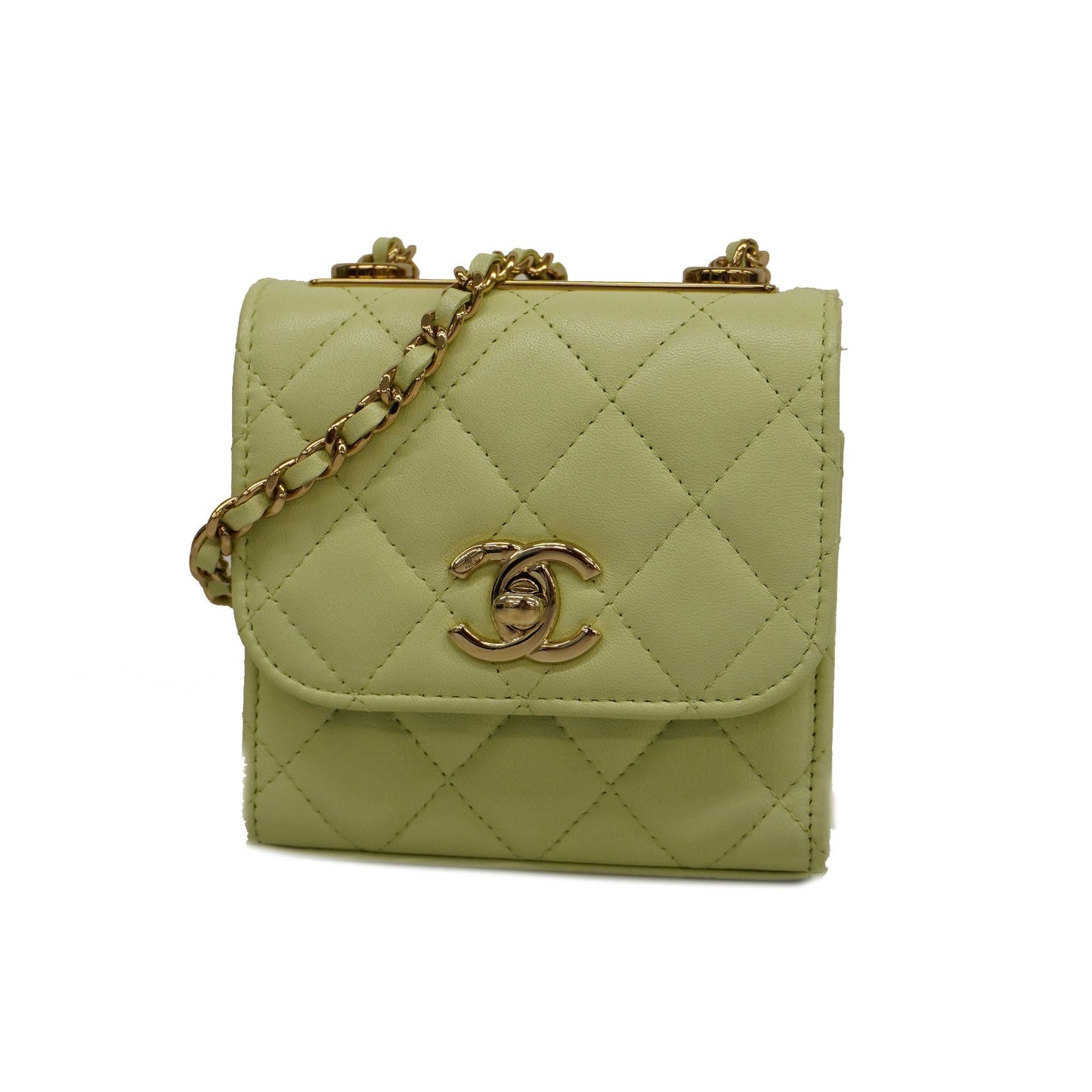 CHANEL  Shoulder Lambskin Women's Leather Shoulder Bag