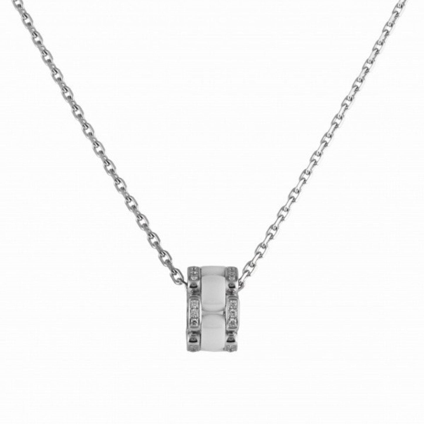 Chanel Ultra Collection Necklace/Pendant K18WG White Gold Ceramic Used