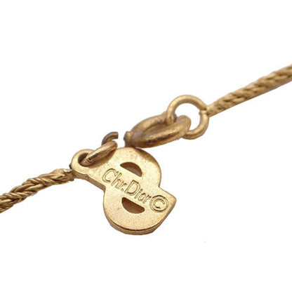 CHRISTIAN DIOR Necklace Women's Gold