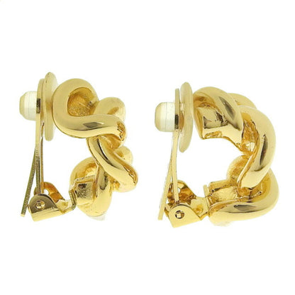 CHRISTIAN DIOR Earrings Women's Gold