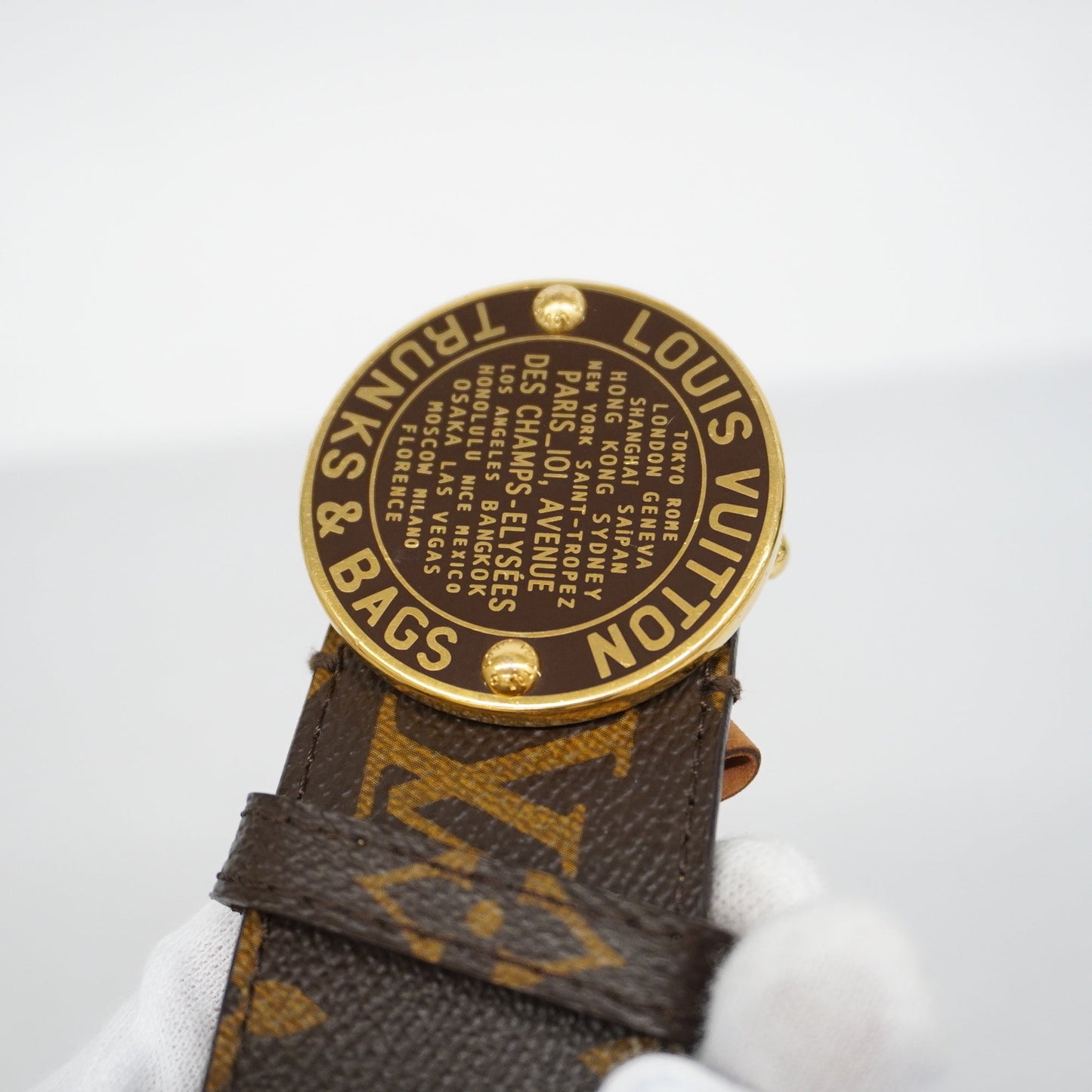 LOUIS VUITTON  Monogram Santulle T&B M6975 Belt