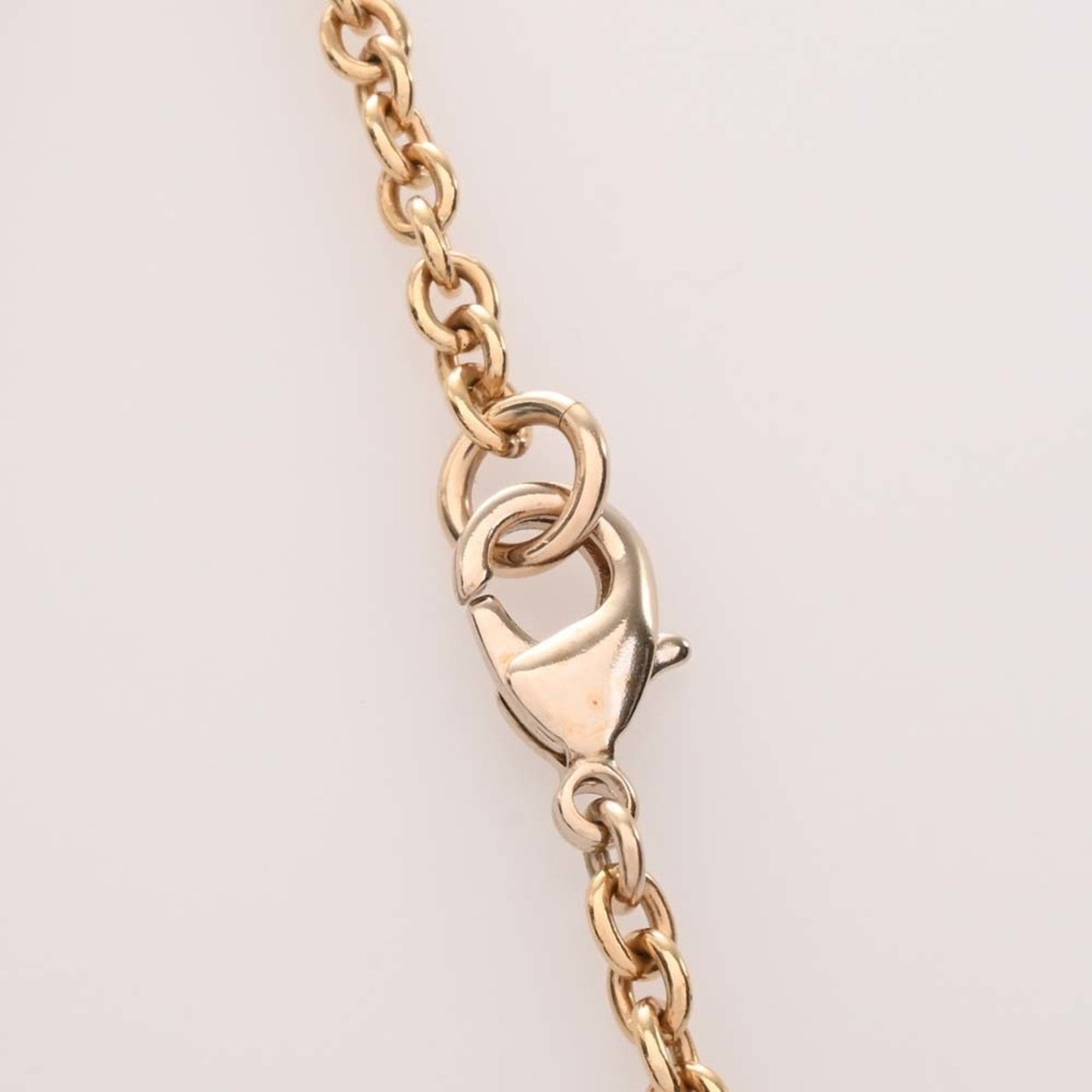 CHANEL Cocomark Circle Necklace Gold Women's