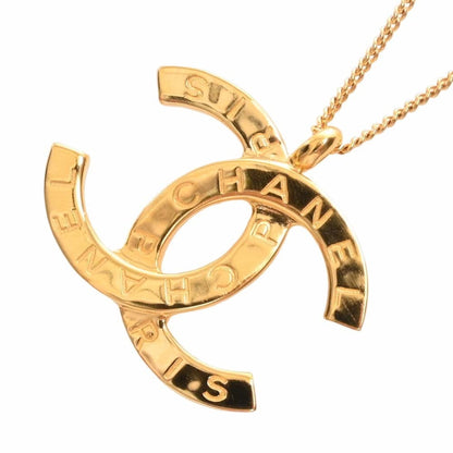 CHANEL Cocomark Necklace Gold Ladies