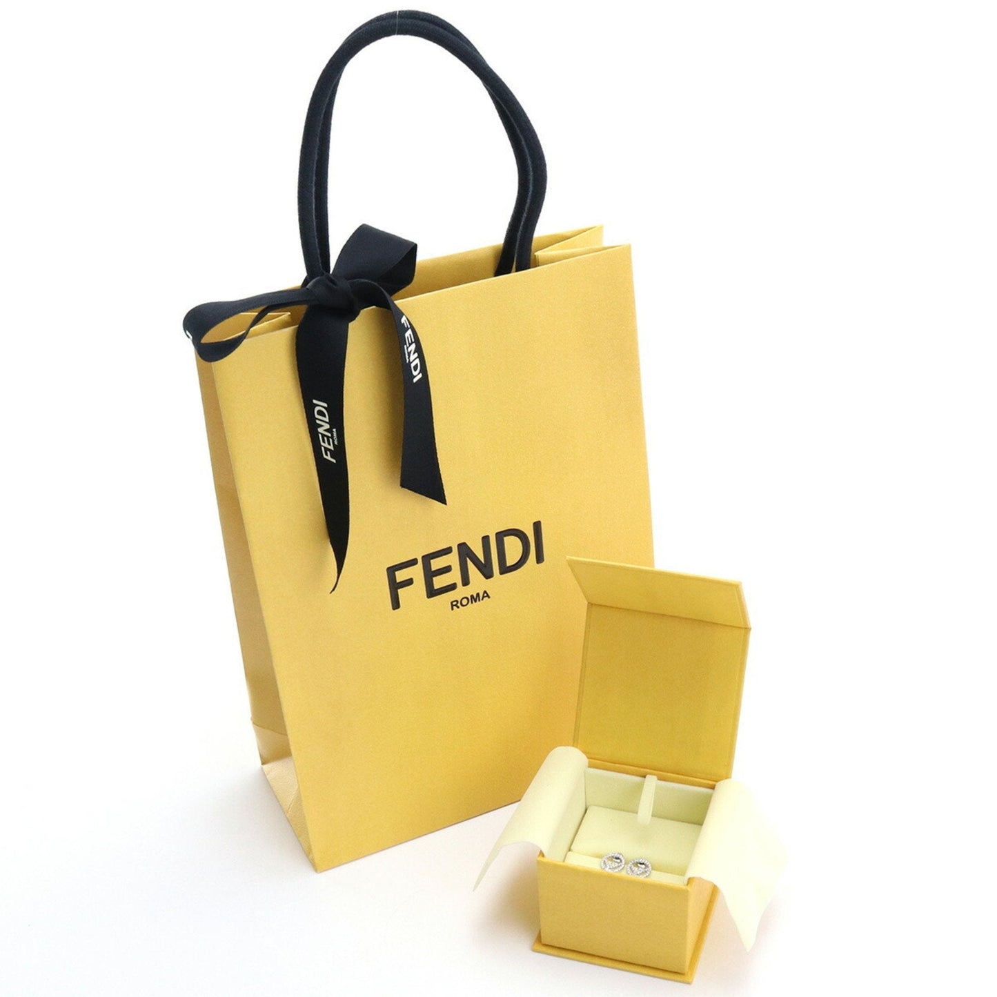 FENDI 8AG738 earrings clear ladies