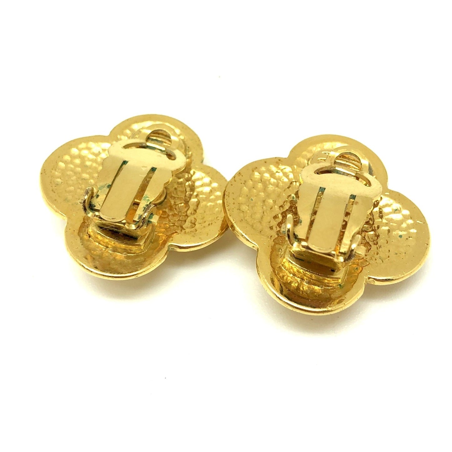 CHANEL Earrings 95A Gold Cocomark Accessories Ladies