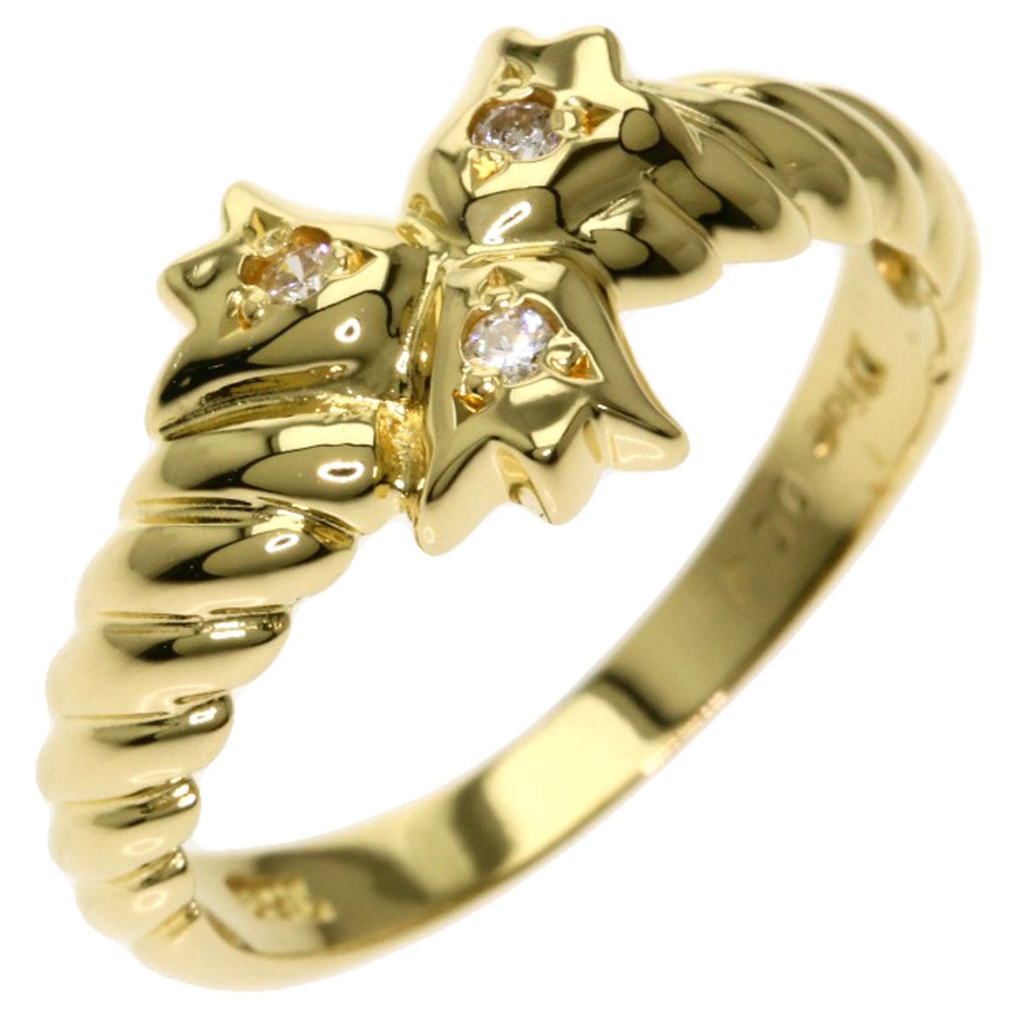 Christian Dior Diamond Rings & K18 Yellow Gold Ladies