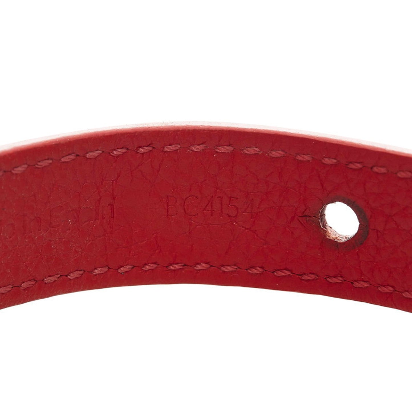 louis vuitton epi bracelet red leather ladies