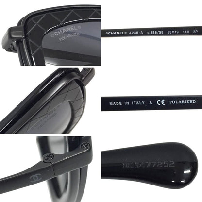 CHANEL sunglasses 4238-A c.888/S8 0CH4238A matelasse coco mark black gradation lens 53  19 140