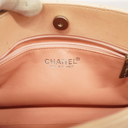 CHANEL   Matelasse Women's Leather Handbag Light Pink