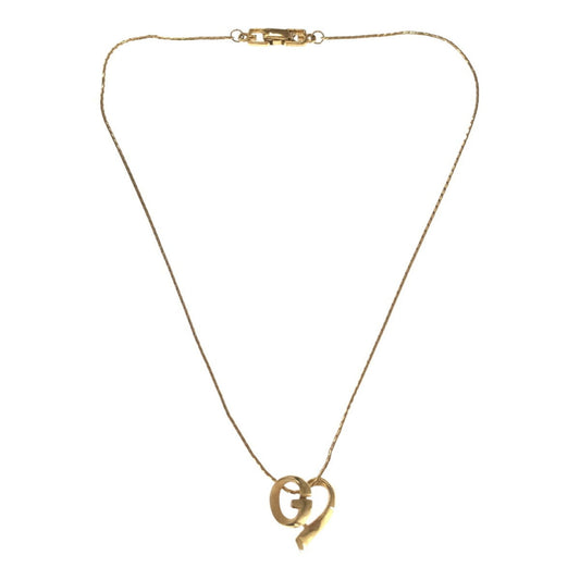 GIVENCHY necklace heart motif accessories brand ladies gold VINTAGE vintage OLD old