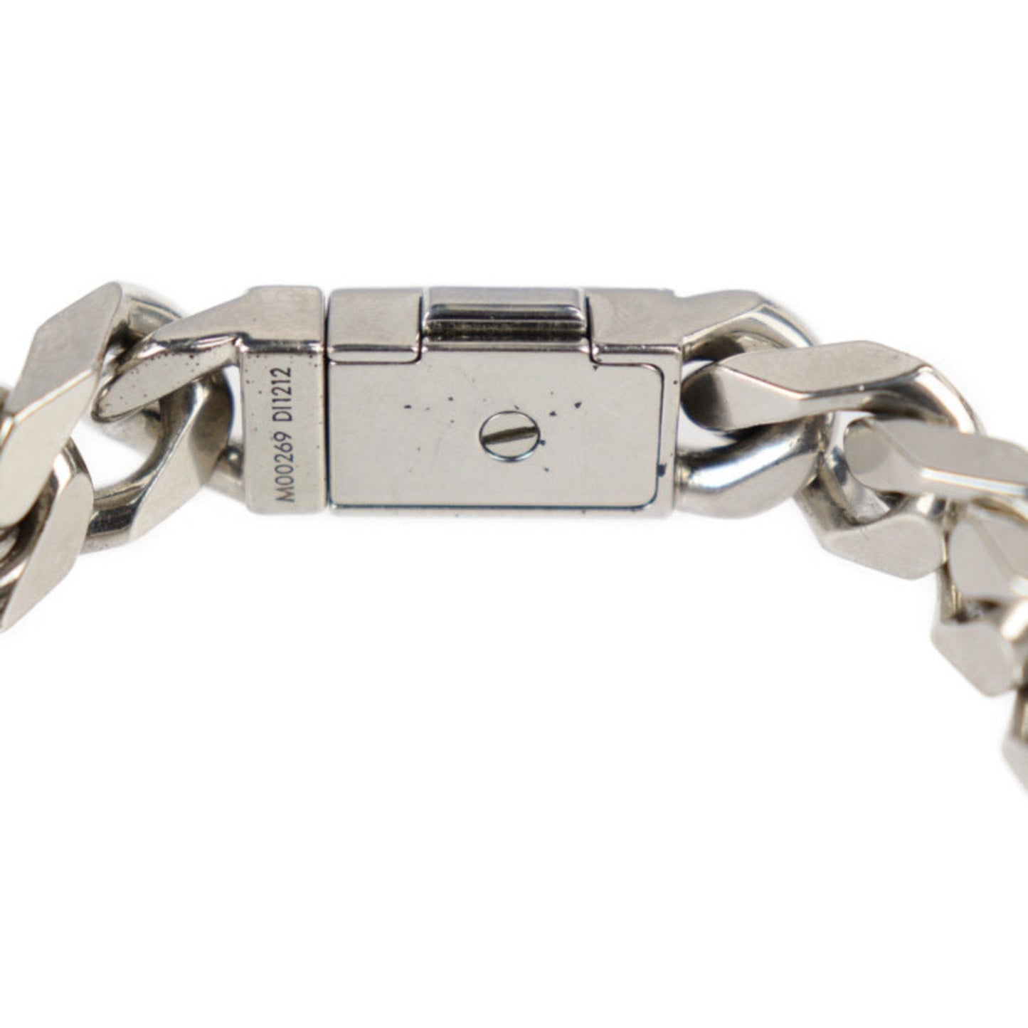 Louis Vuitton chain bracelet monogram M00269 metal silver