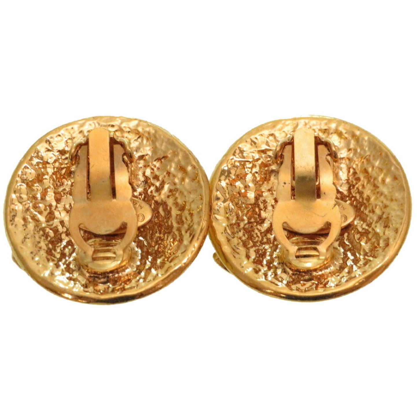 Chanel Coco Mark 94P Gold Earrings 0140 CHANEL Ladies