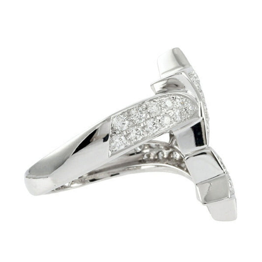 CHANEL Comet Collection Star K18WG White Gold Ring