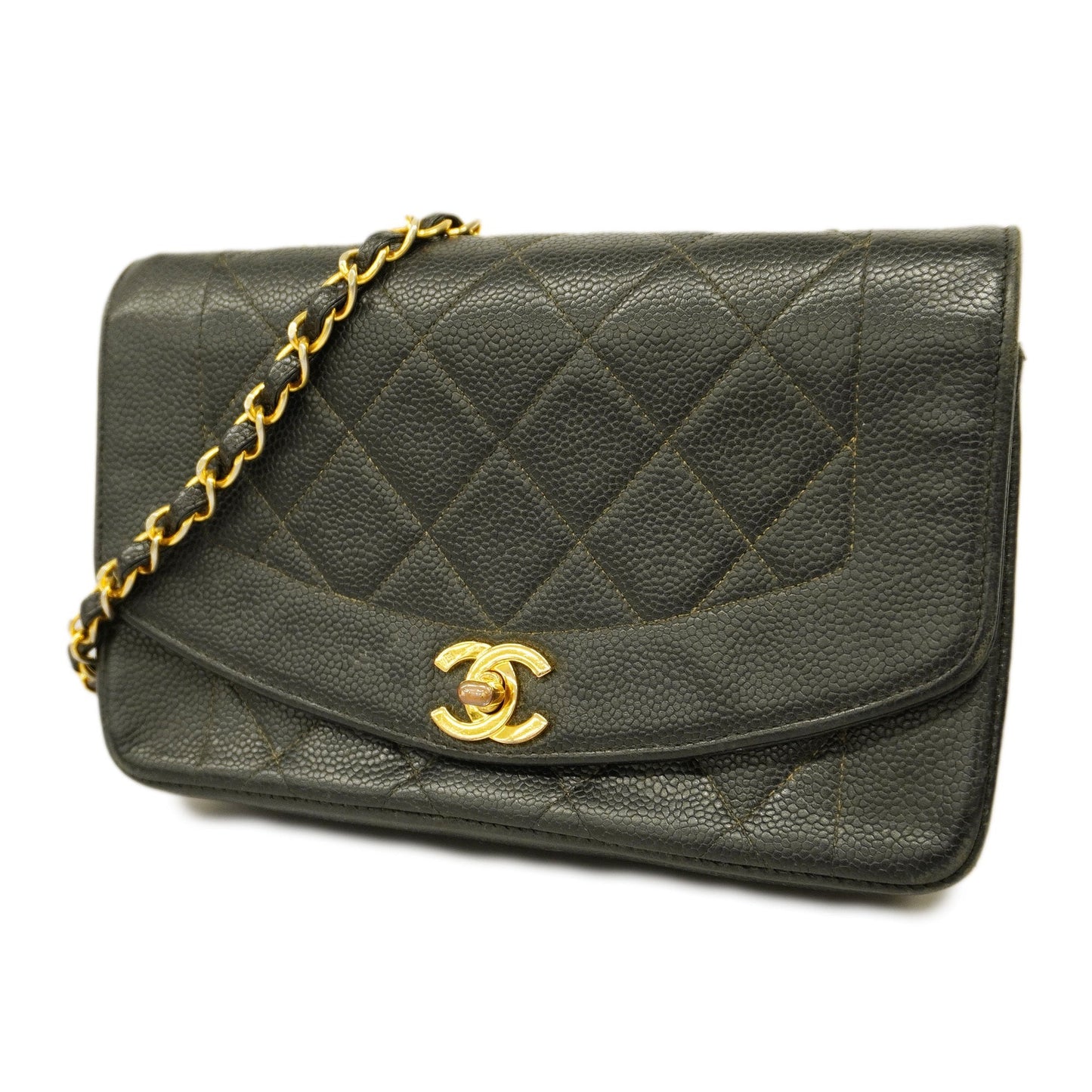 CHANEL  Shoulder Women's Caviar Leather Shoulder