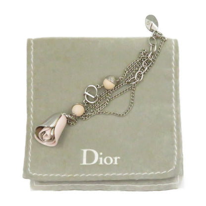 Christian Dior Rose Flower Motif Necklace 0262