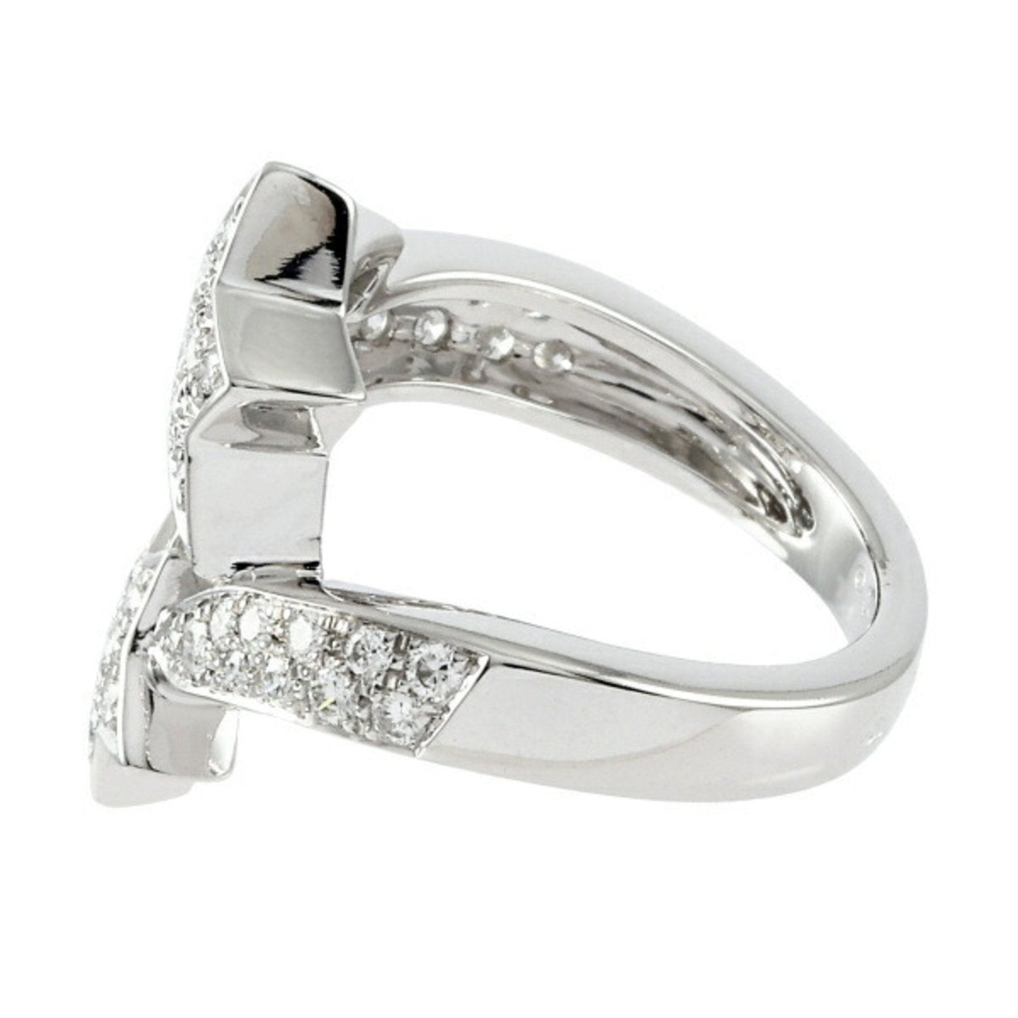 CHANEL Comet Collection Star K18WG White Gold Ring