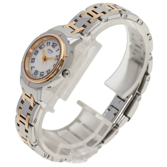 HERMES CP1.221 Clipper Nacre Watch PGP/PGPxSS Ladies